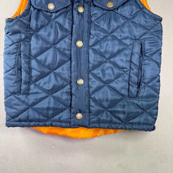 Lucky Brand Puffer Vest Boys 5 Ski Snowboard Diamond Quilt Golf Outdoors Moto - Picture 8 of 10